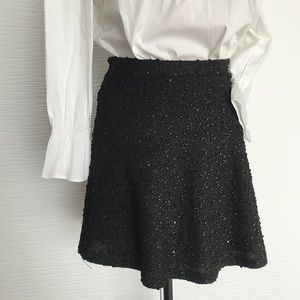 SALE‼️NEW LILY White Black Mini Skirt XS